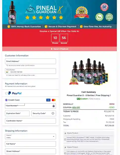 Pineal Guardian X Pineal Guardian X Order Page